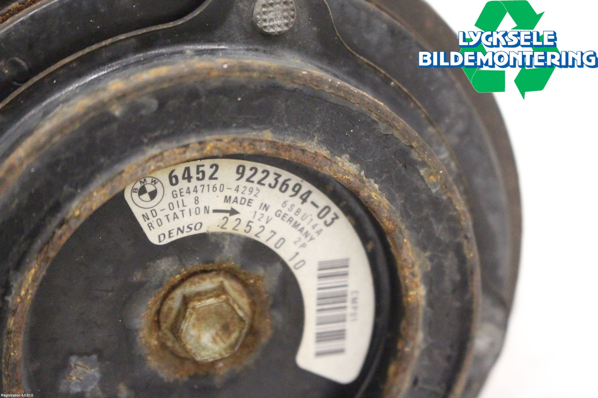 BMW 3 E90/91 SED/TOU 05-12 Ac Kompressor