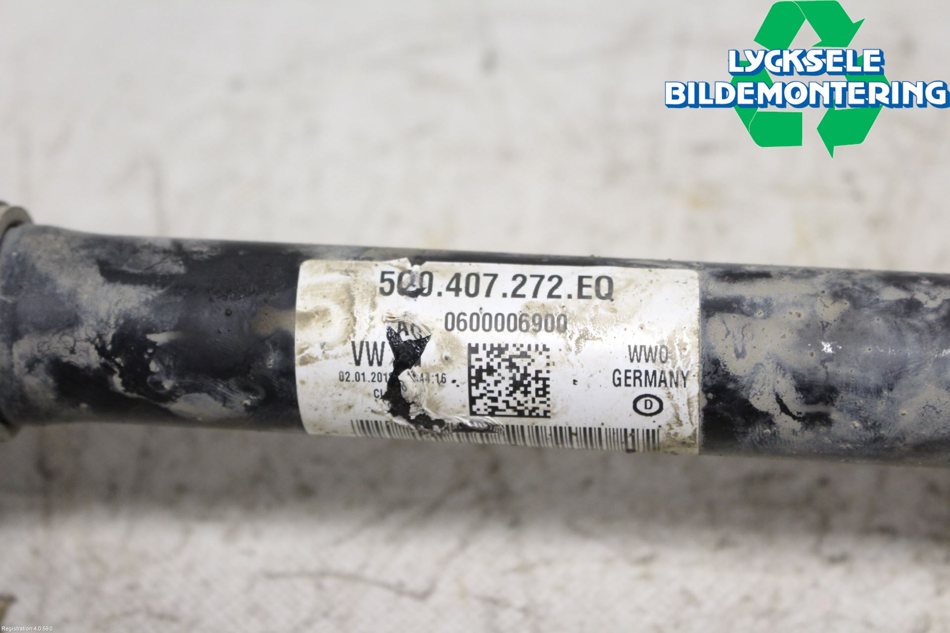 Volkswagen VW GOLF / E-GOLF VII 13-20 Drivaxel Fram Höger