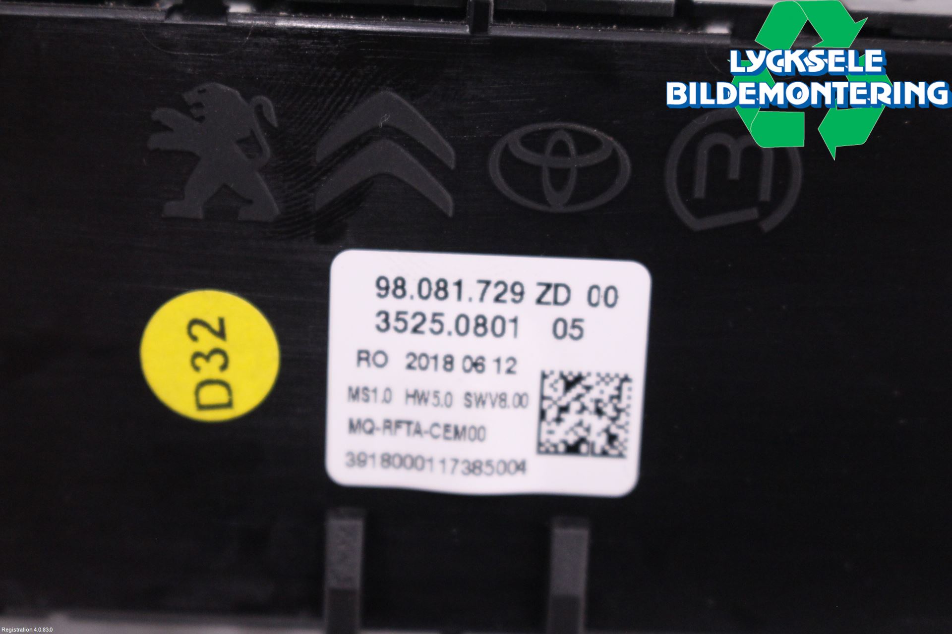 Peugeot EXPERT/E-EXPERT 17- Ac Styrenhet Ac Manöveren