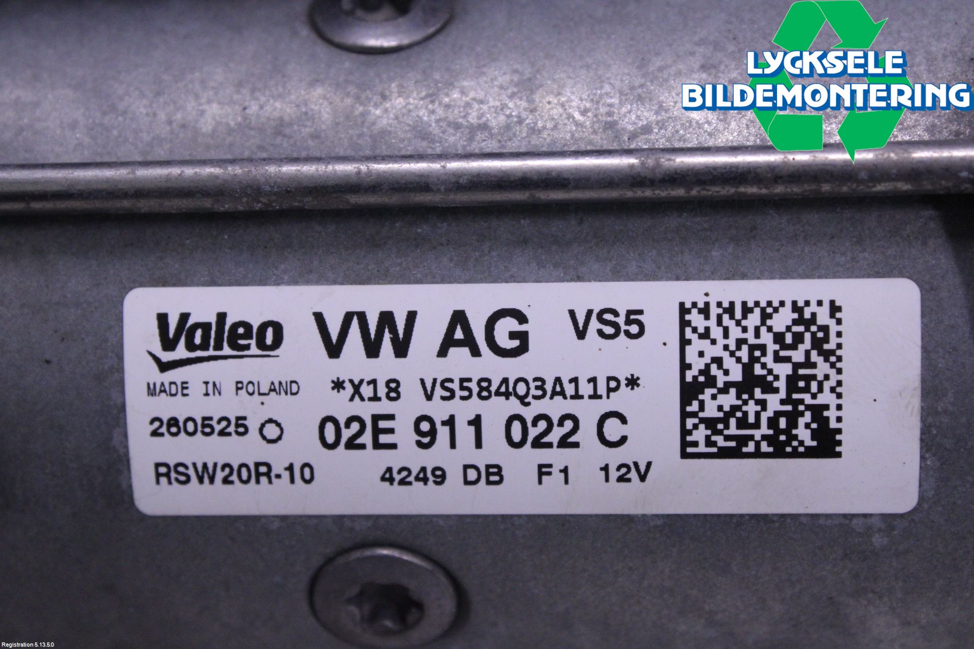 Volkswagen VW PASSAT 24- Startmotor Diesel