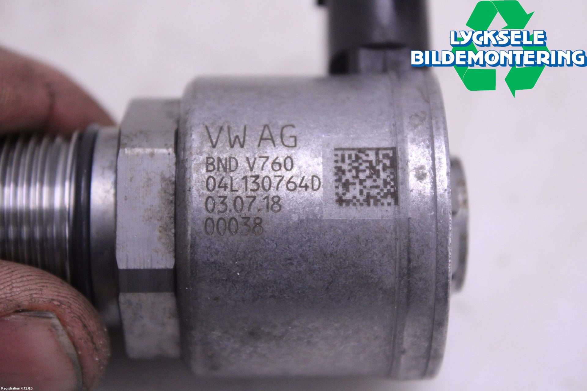 Volkswagen VW CADDY 16-20 Inj Bräntrycksregulator