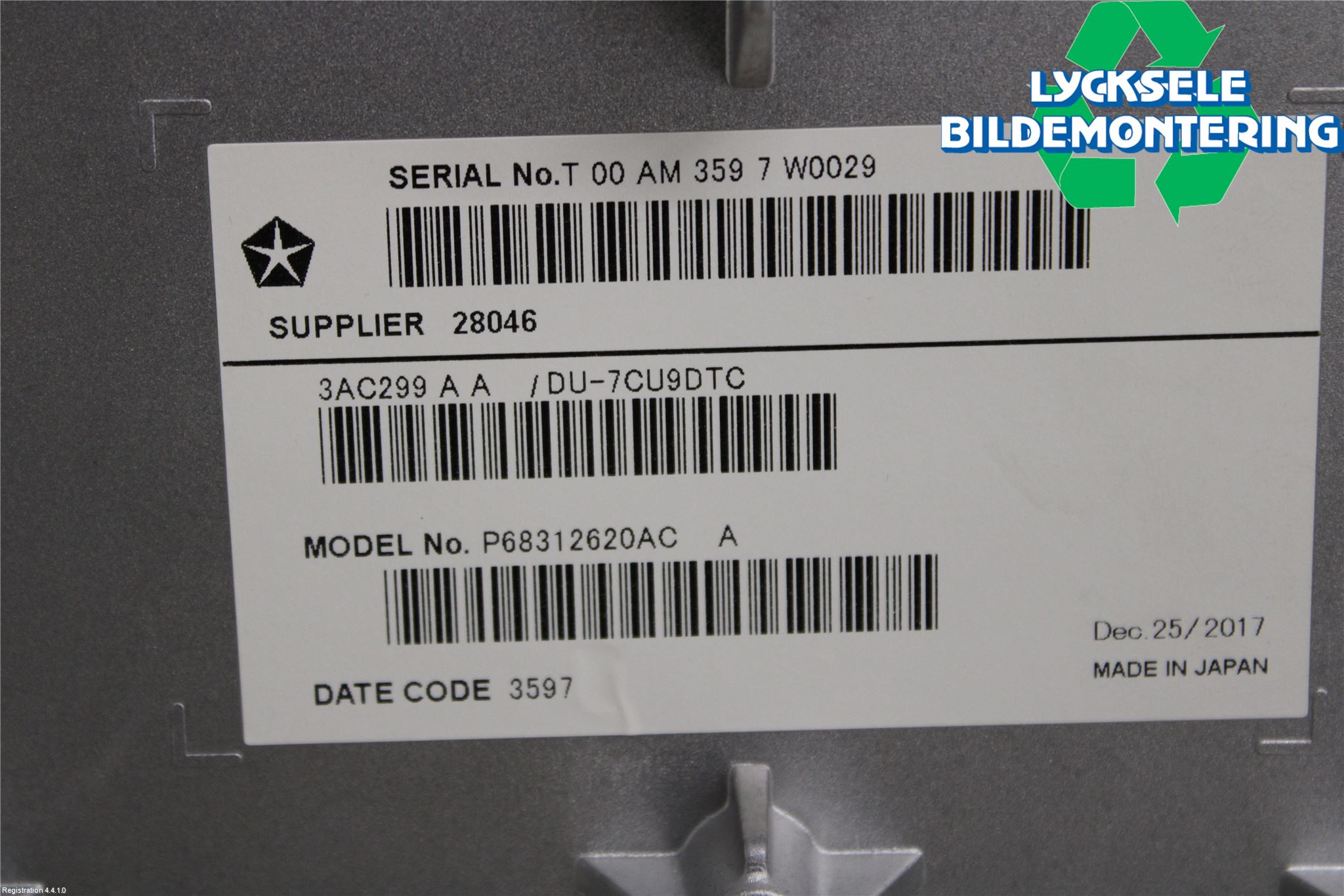 Dodge PICK UP RAM 81- Cd Radio - Multimediapanel