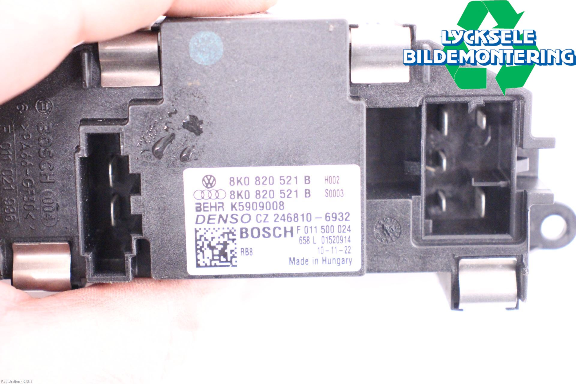 Audi A4/S4 08-11 Värmefläktsmotstånd