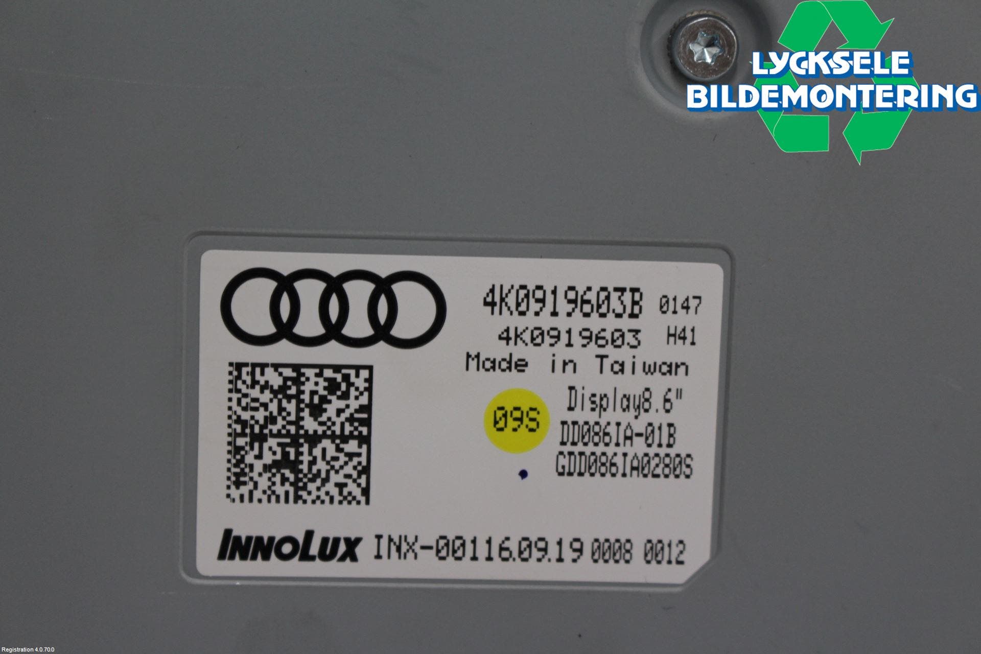 Audi A6 F2/C8 19- Bildskärm