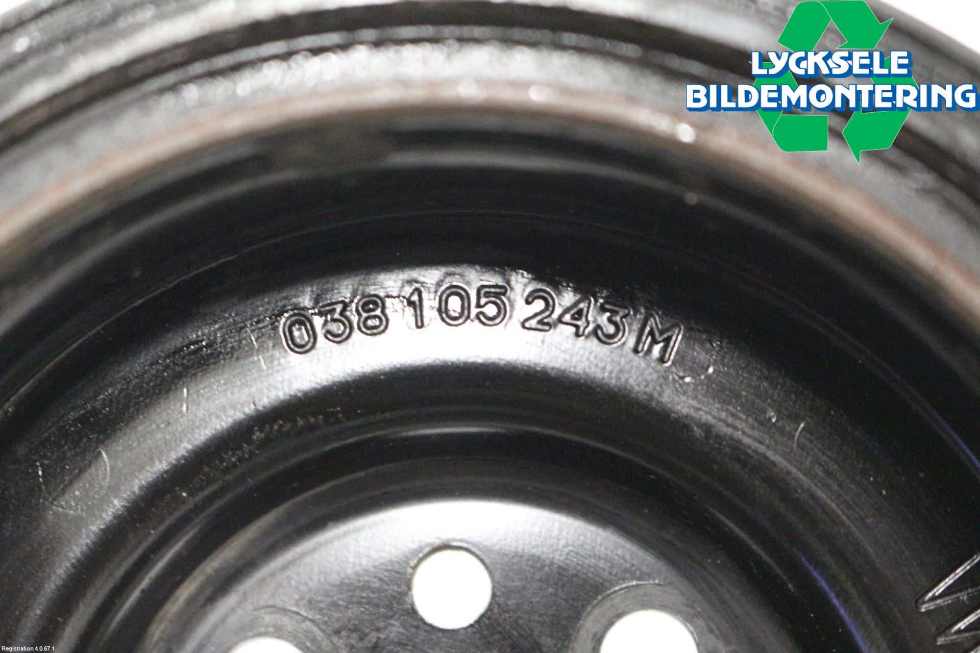 Audi A3/S3 05-13 Remskiva