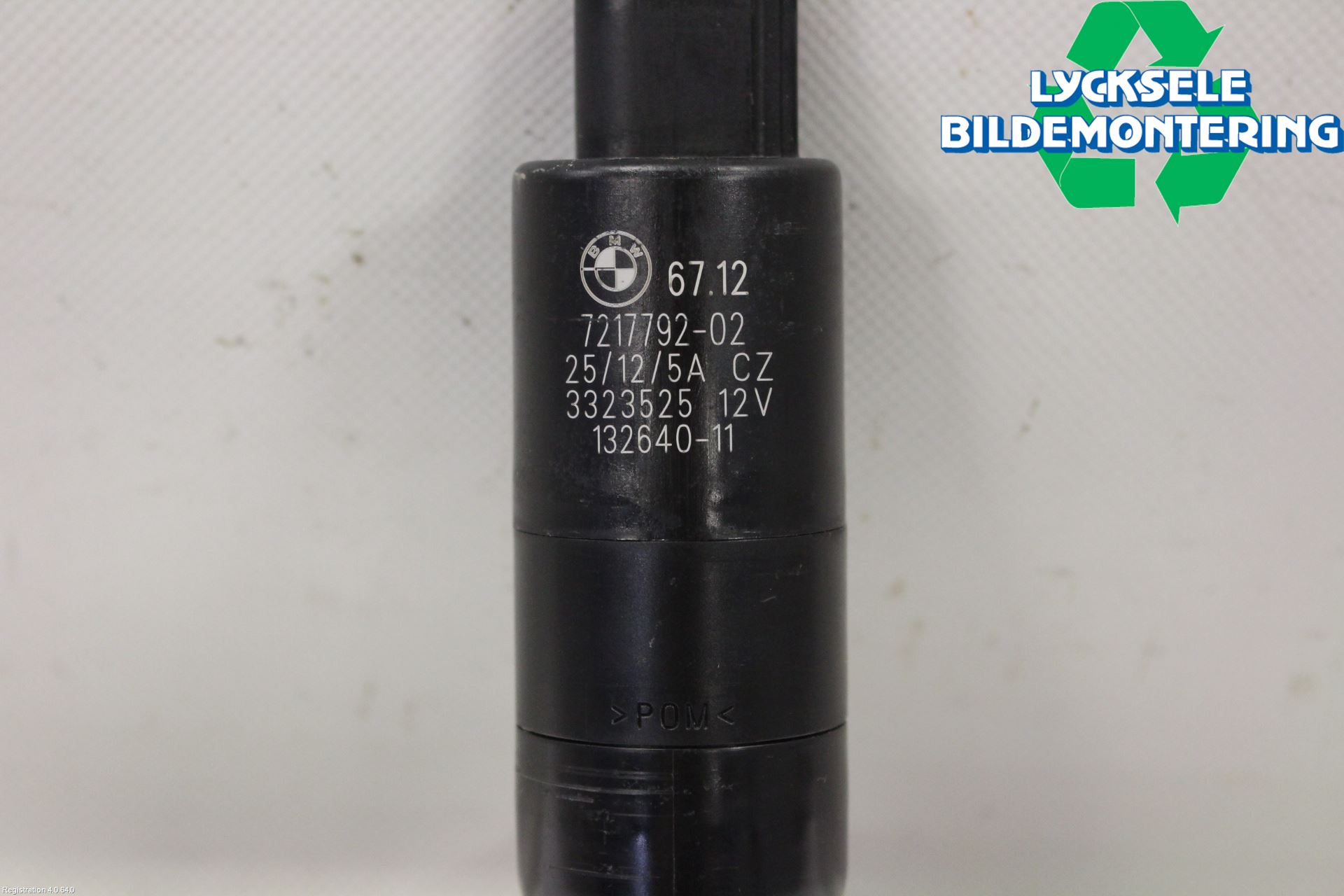 BMW 1 F20/F21 11-19 Spolarpump Högtryck