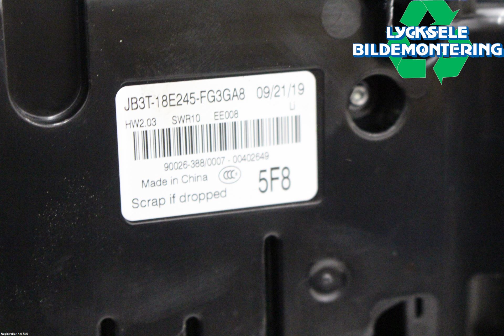 Ford RANGER EU 12-23 Ac Styrenhet Ac Manöveren