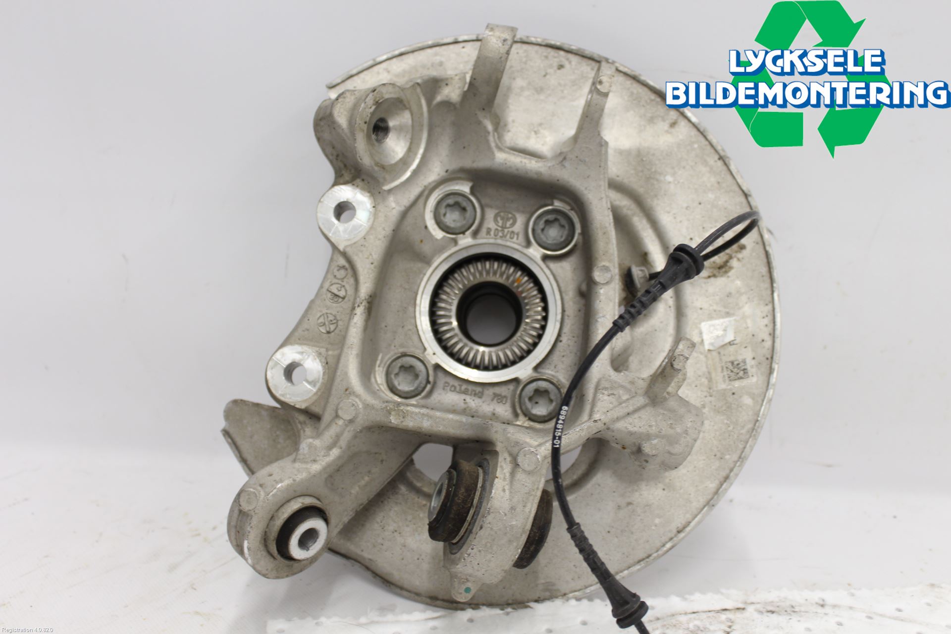 BMW 3 G20/G21/G80/G81 19- Hjullagerhus-Spindel Hö B