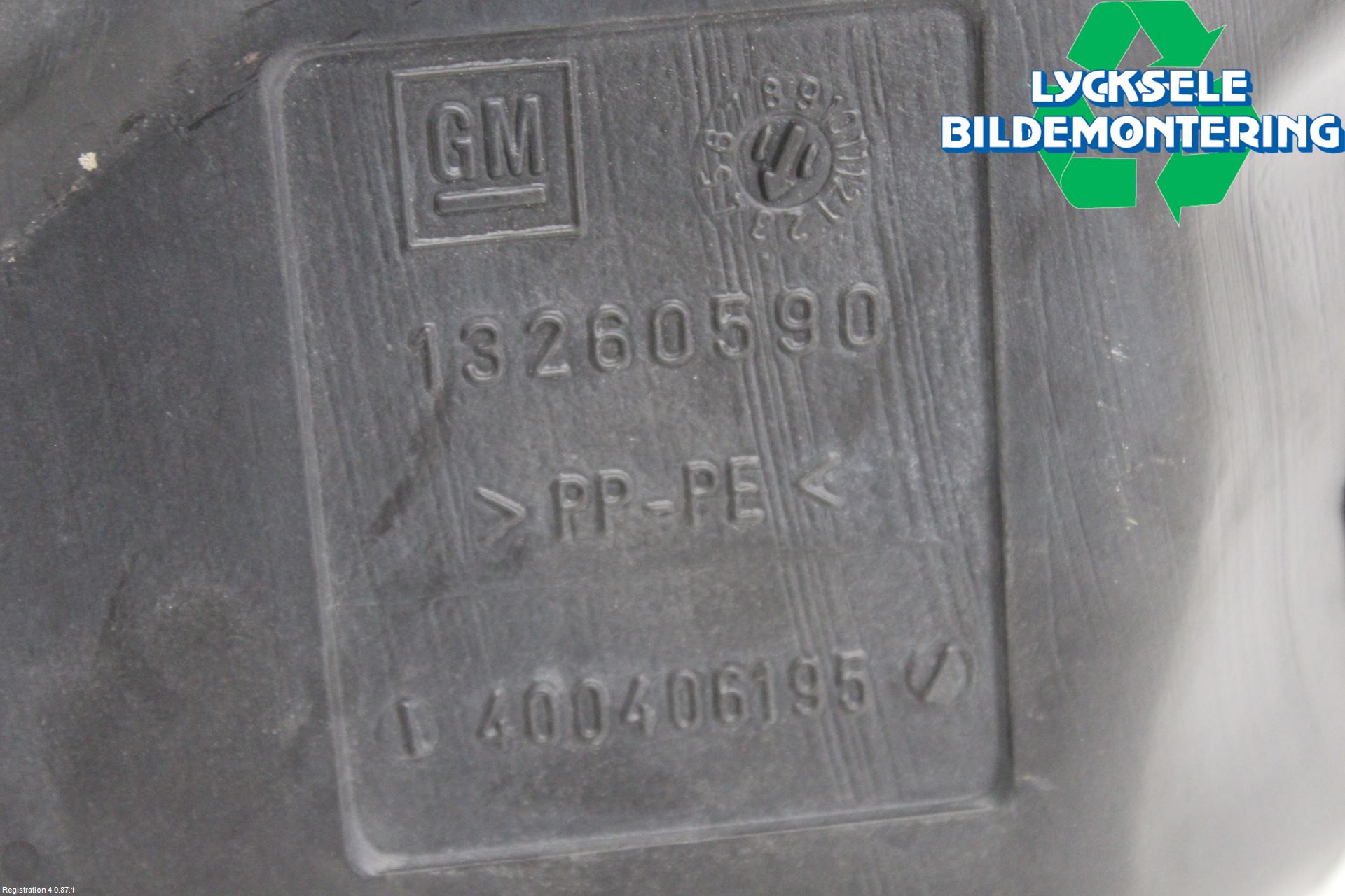 Opel ASTRA J 10-15 Spolartank Vindruta-Strål