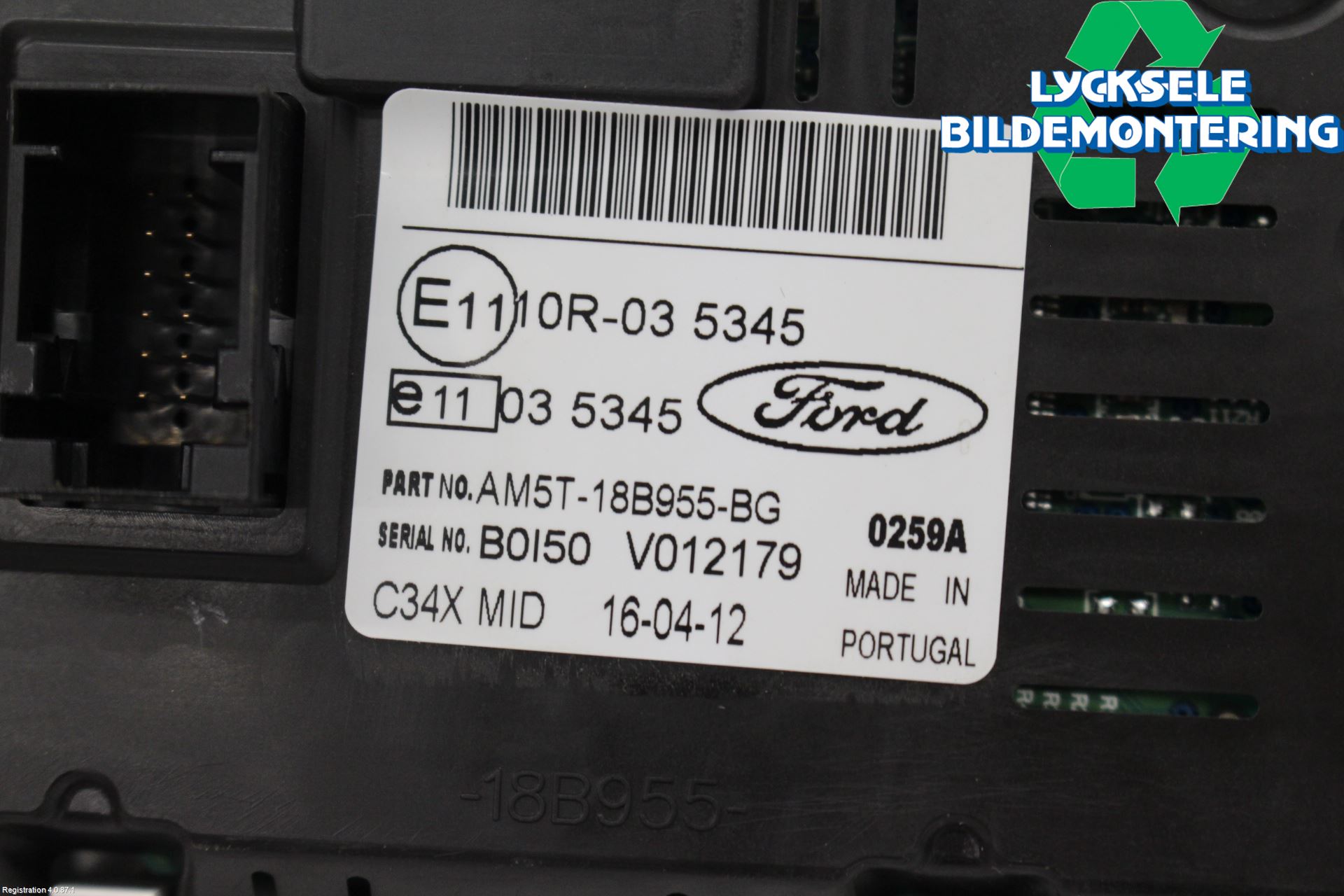 Ford FOCUS 11-14 Kontrolldisplay