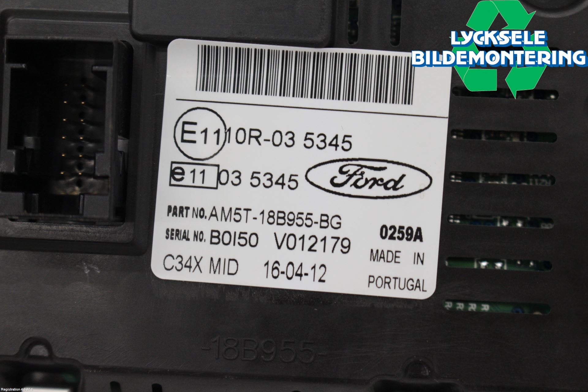 Ford FOCUS 11-14 Kontrolldisplay