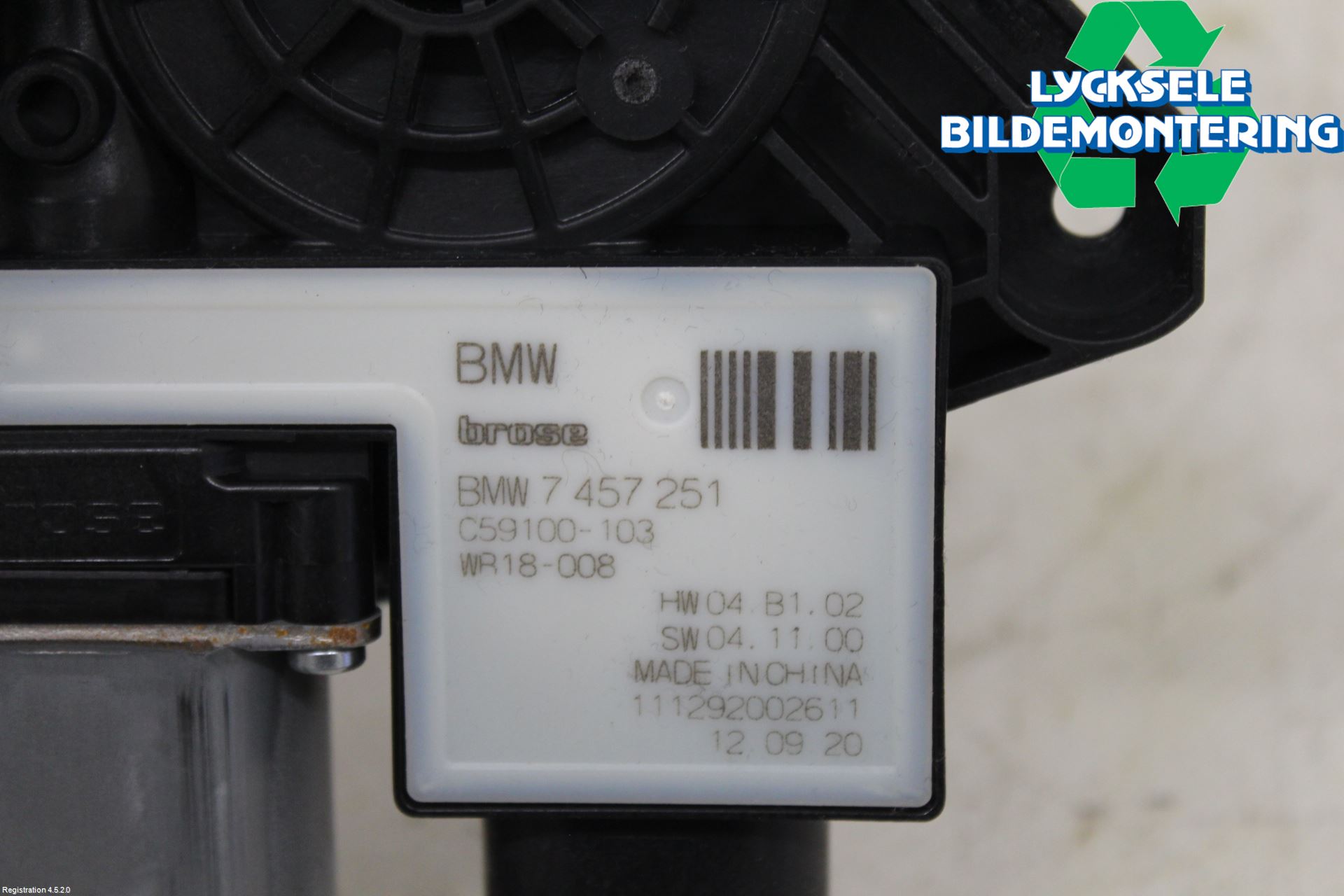 BMW 5 G30/G31/F90 17-23 Fönsterhissmotor