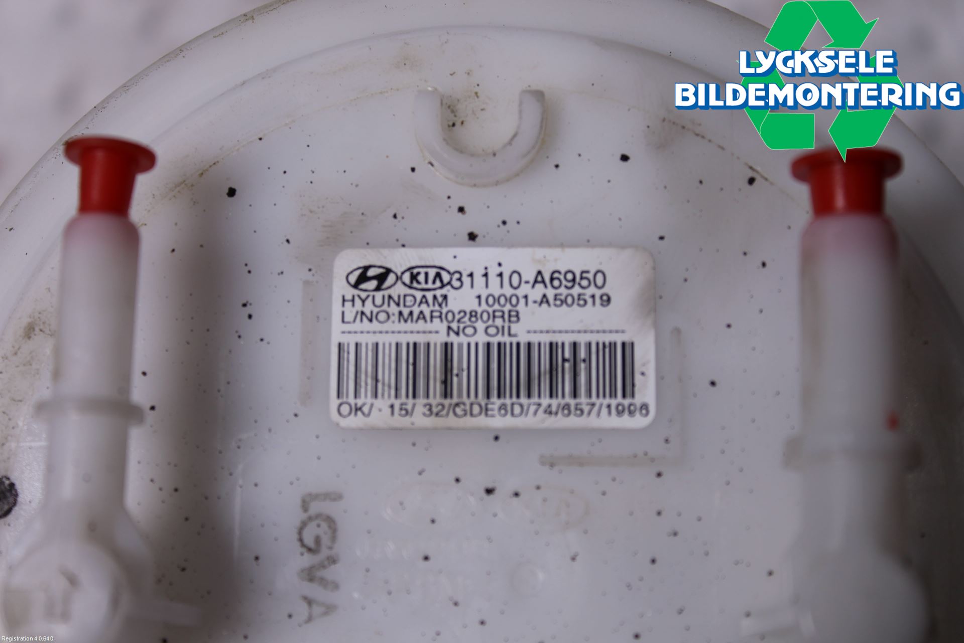 Kia CEED 12-18 Bränslepump El