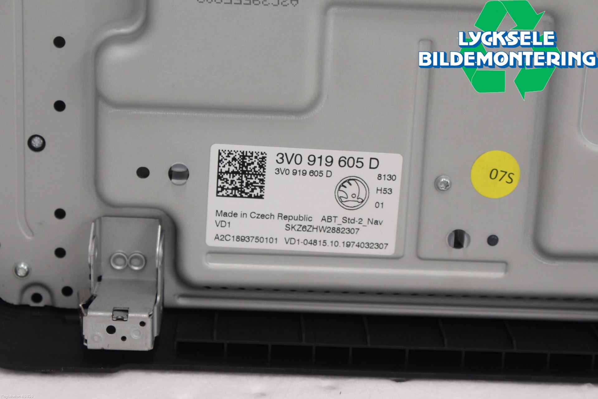 Skoda SUPERB 16-24 Multifunktionsdisplay