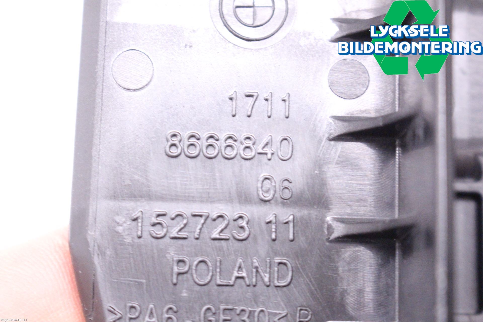 BMW 3 G20/G21/G80/G81 19- Kylarfäste-Ram-Balk