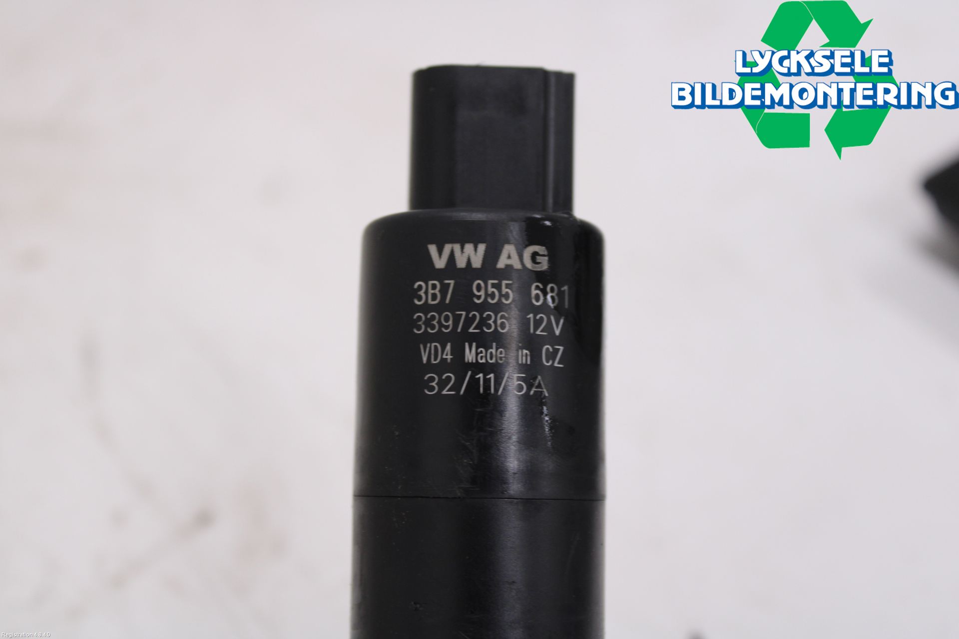 Volkswagen VW SHARAN 11- Spolarpump Högtryck