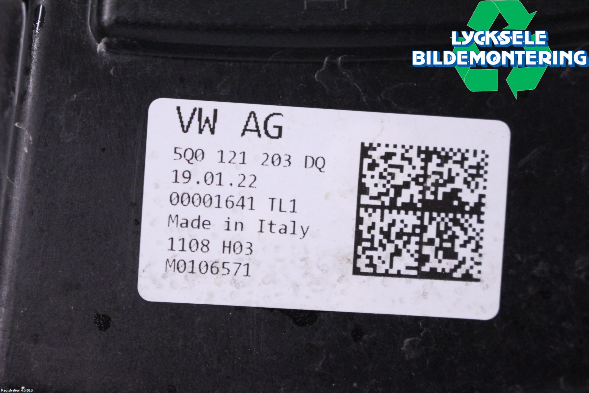 Volkswagen VW T-ROC 18- Kylfläkt El