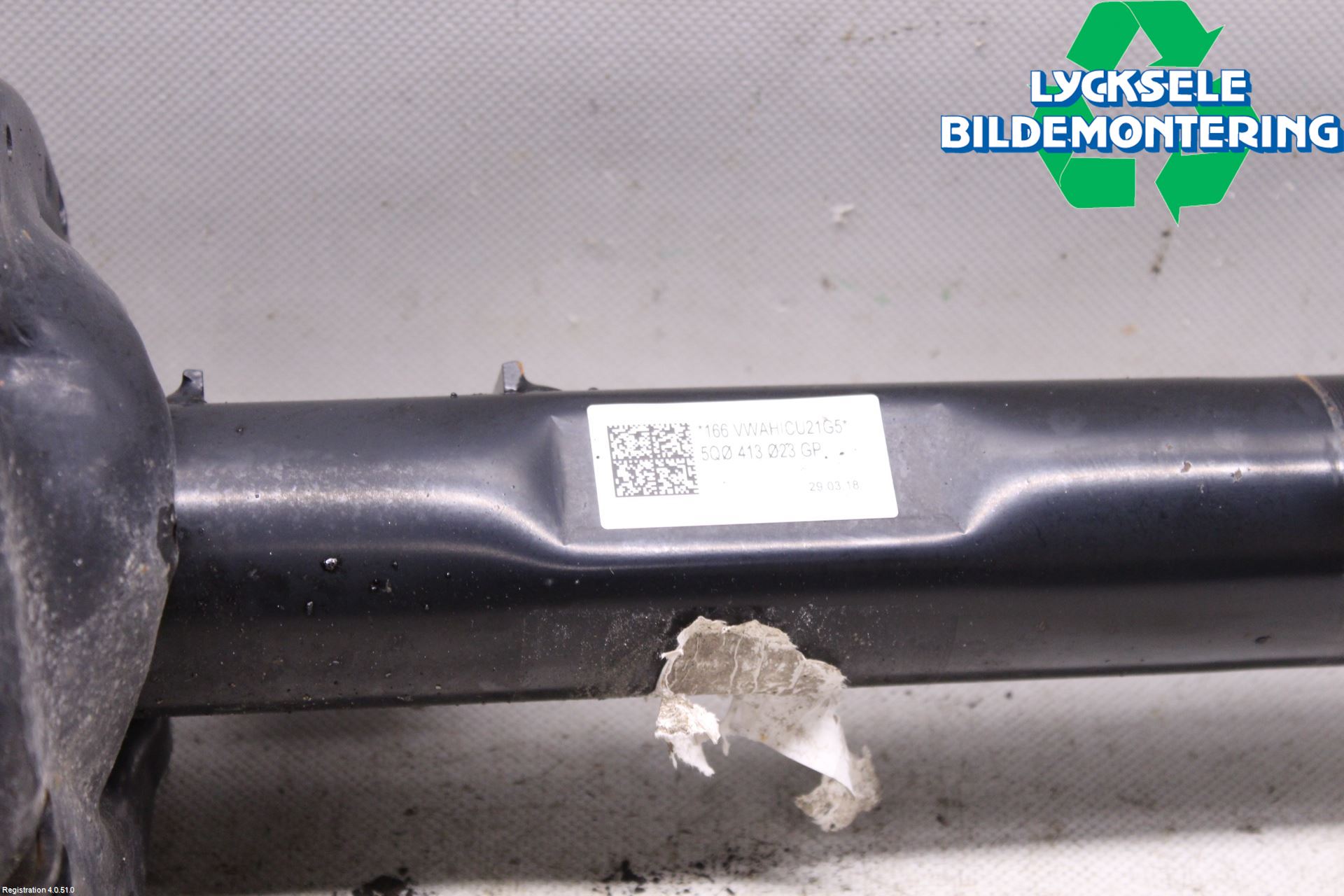 Volkswagen VW GOLF / E-GOLF VII 13-20 Fjäderben Fram Höger