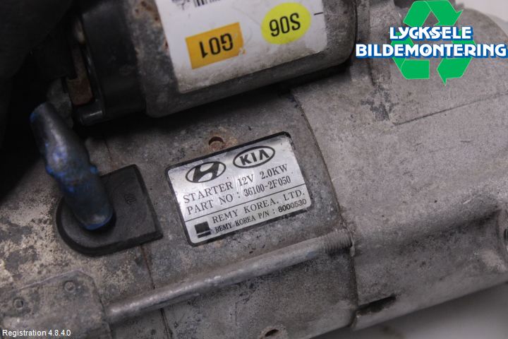 Kia SORENTO 10-14 Startmotor Diesel