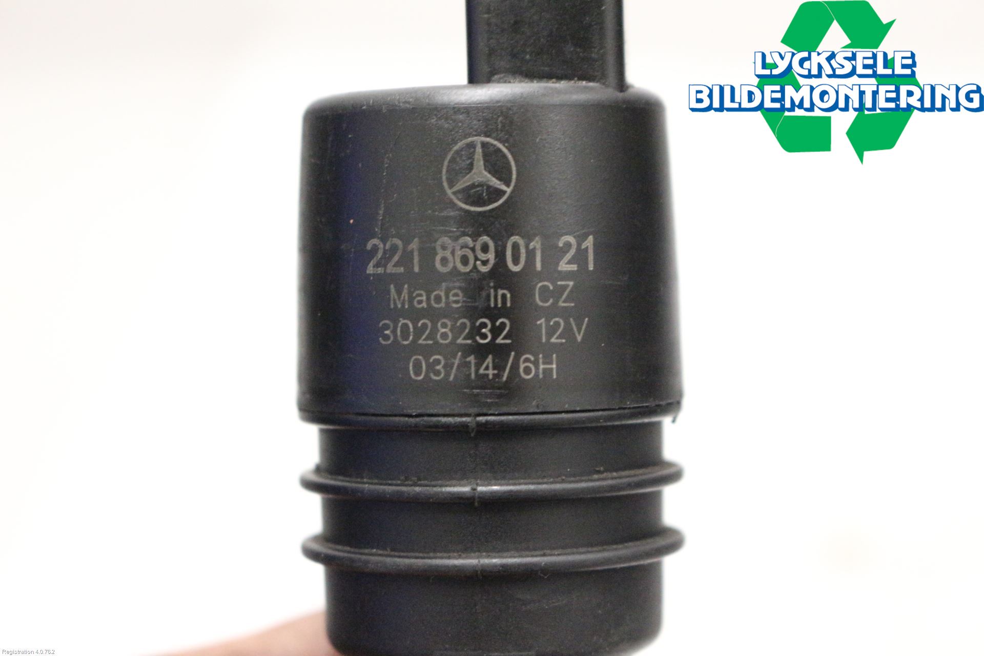 Mercedes-Benz MB SPRINTER (W906) 06-18 Spolarpump Vindruta