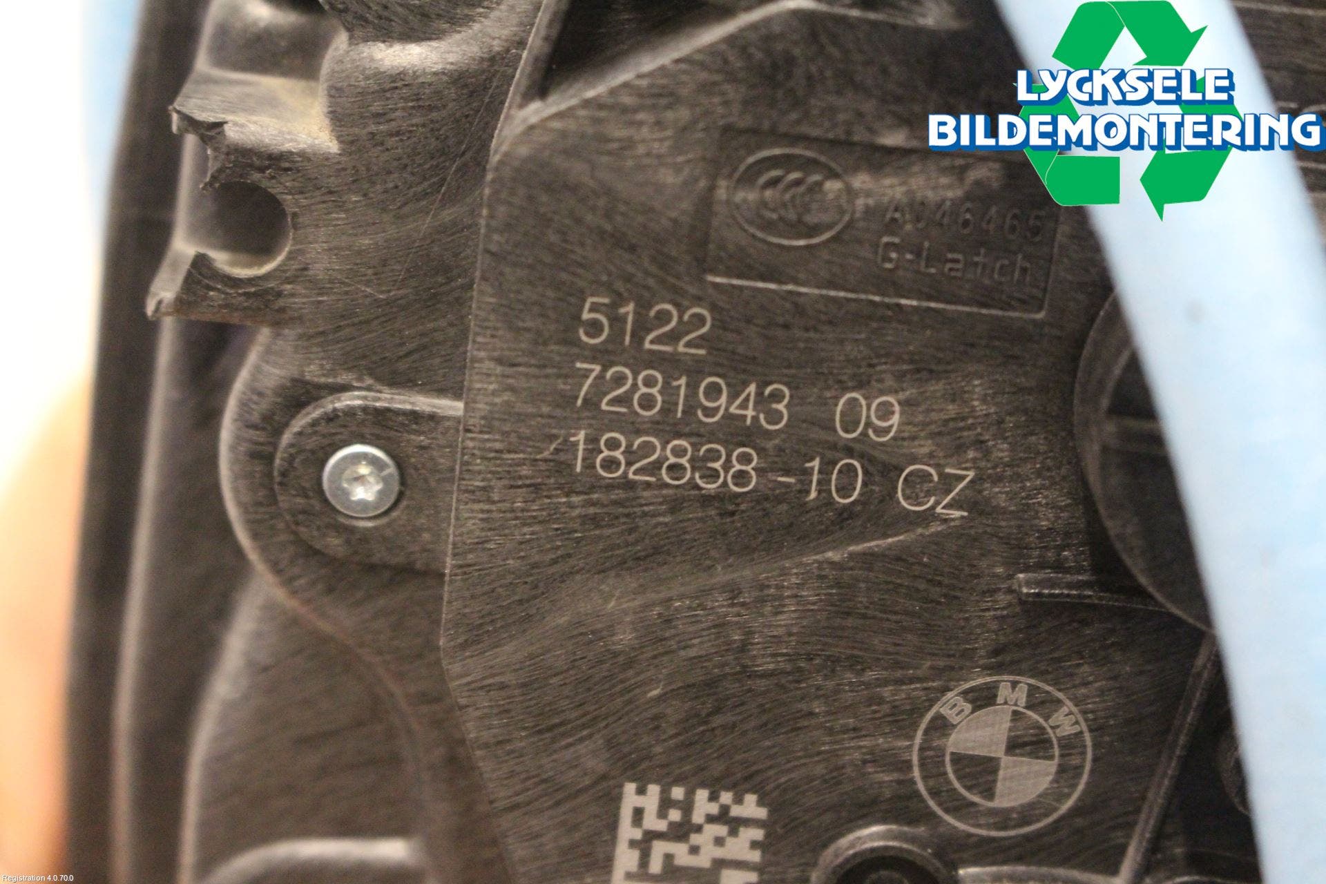 BMW X3 G01 18- Låskista-Dörrlås