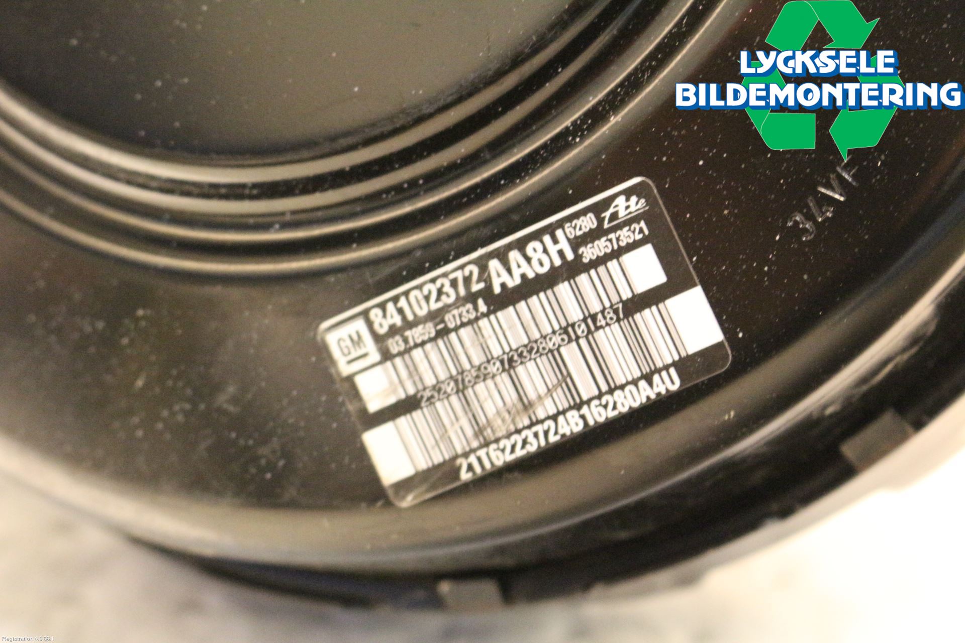 Opel INSIGNIA 09-16 Bromsservo