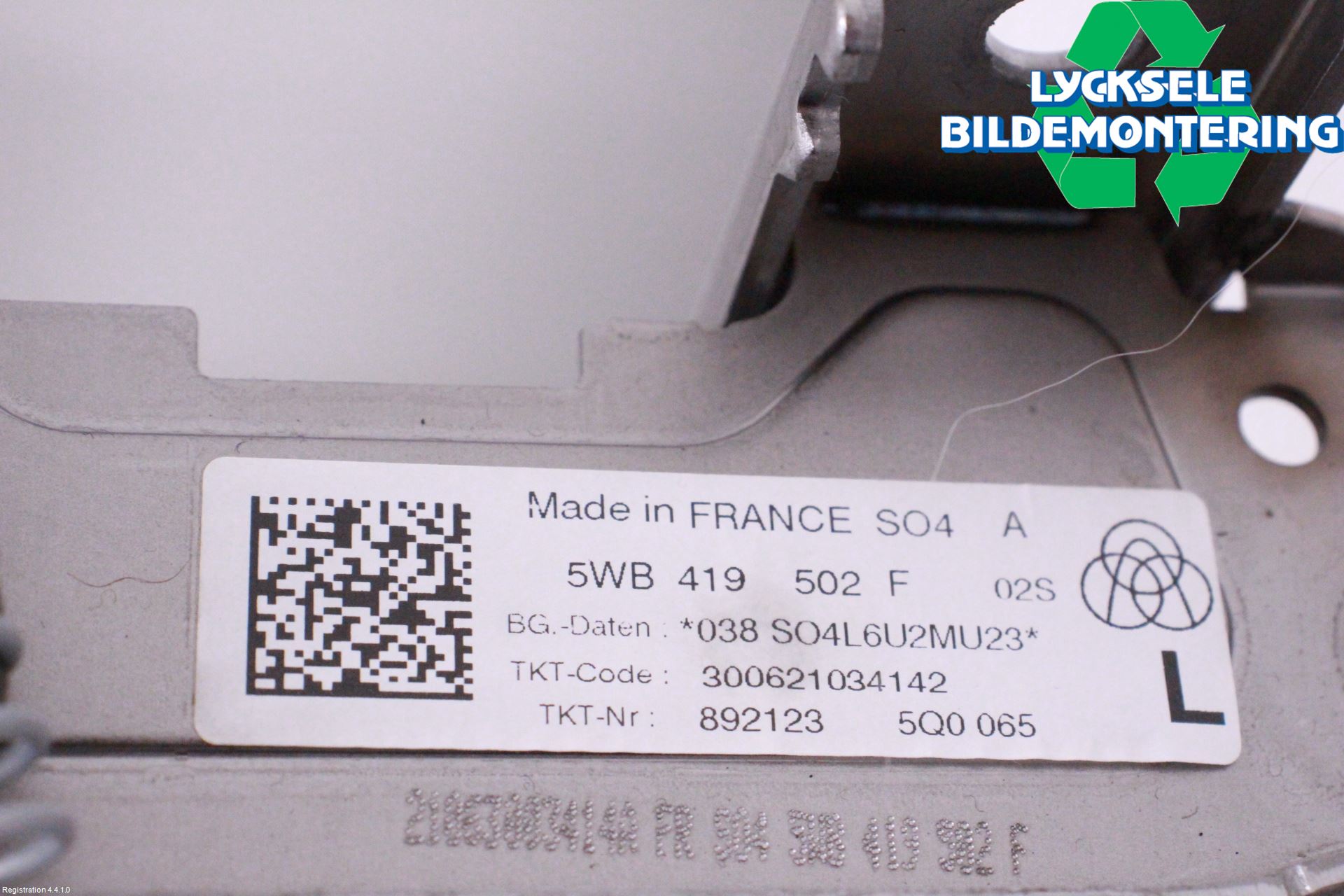 Volkswagen VW GOLF / E-GOLF VIII 20- Rattaxelagg Justerbart