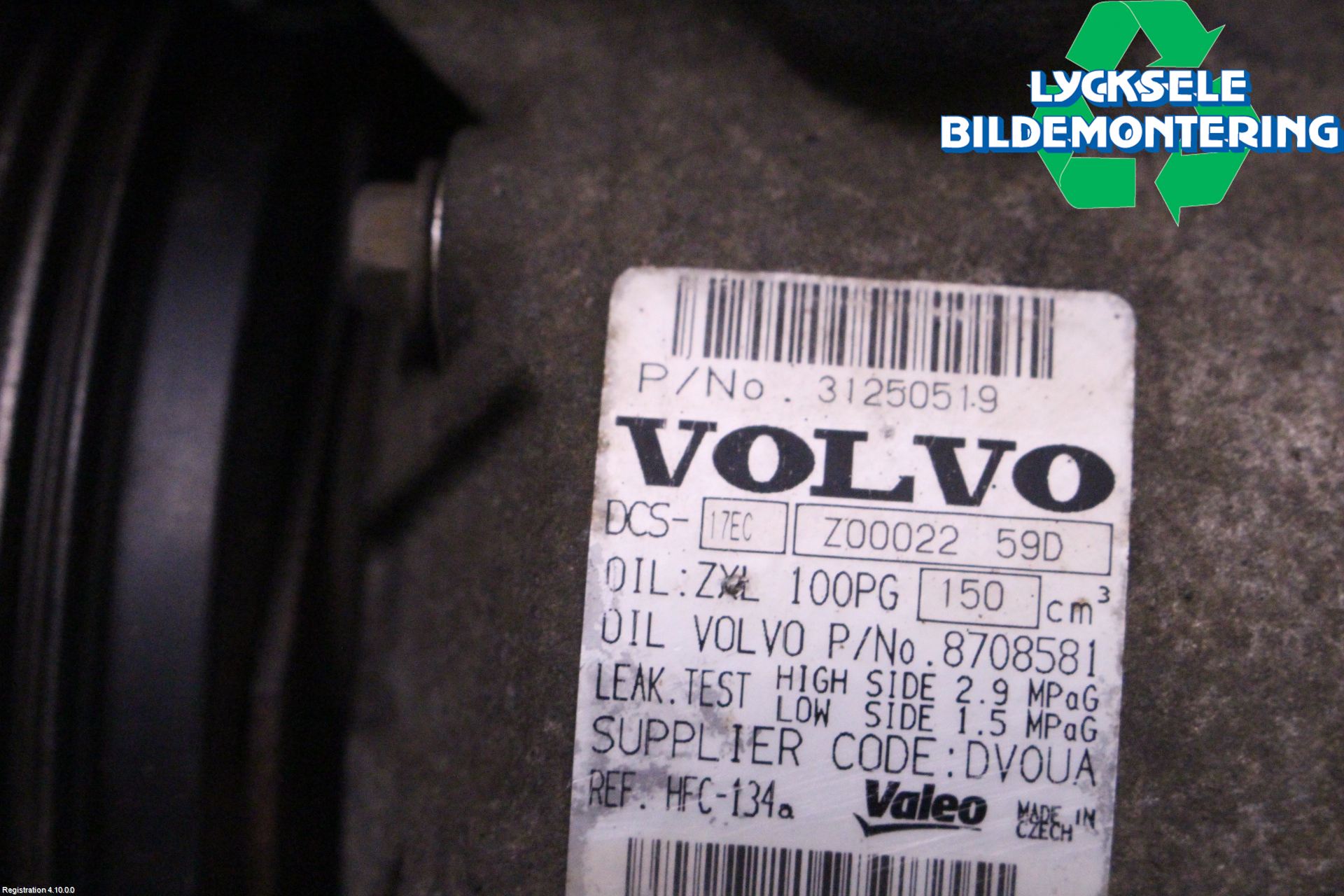 Volvo XC70 08-13 Ac Kompressor