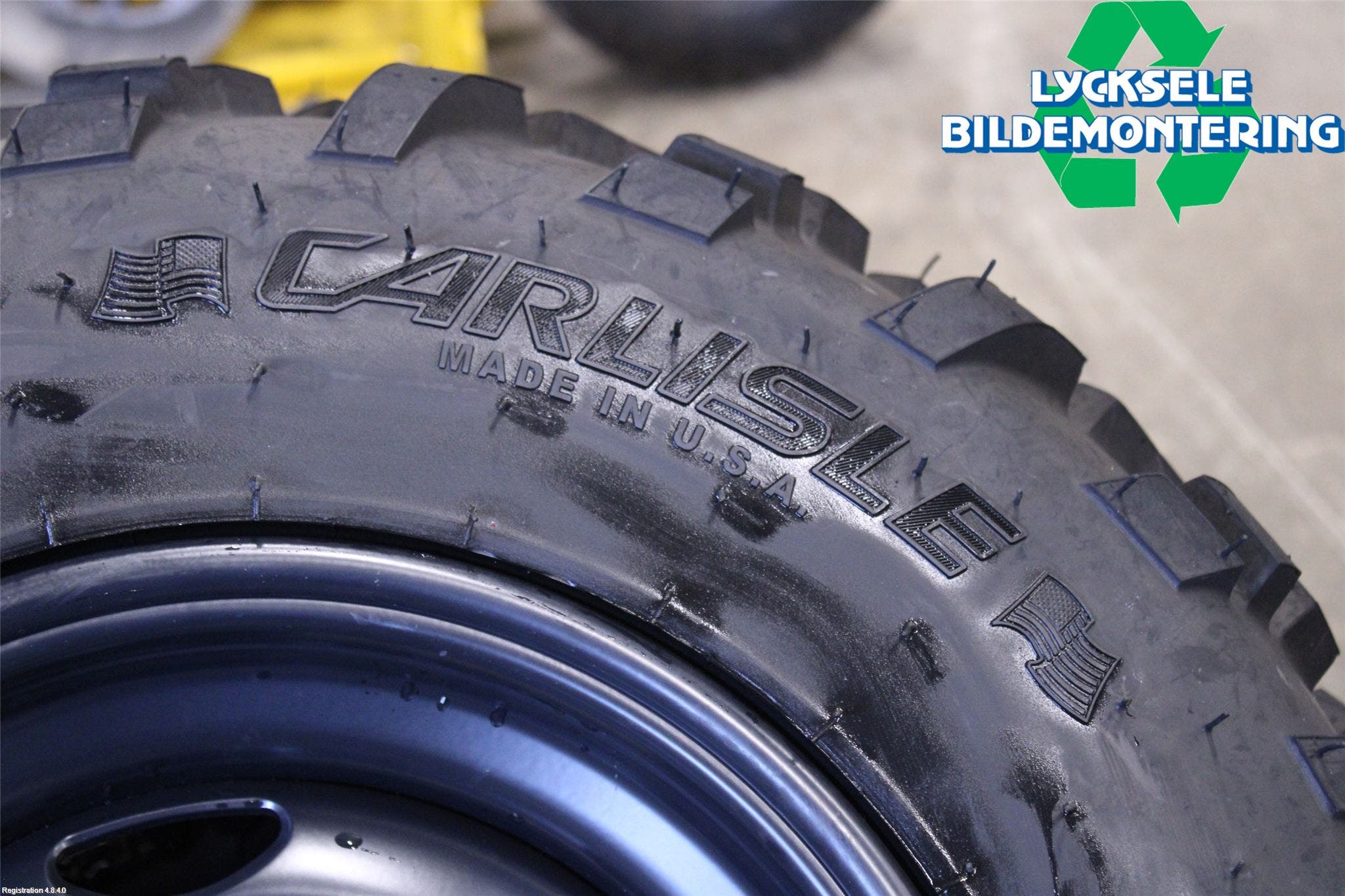 MC och moped ATV SUZUKI Sommardäck Plåtfälg 4St