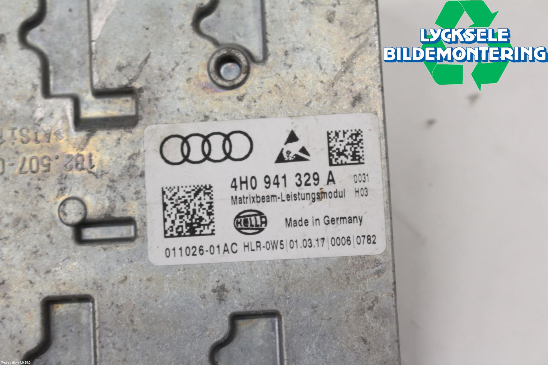 Audi A6 ALLROAD 12-18 Styrenhet Strålkastare