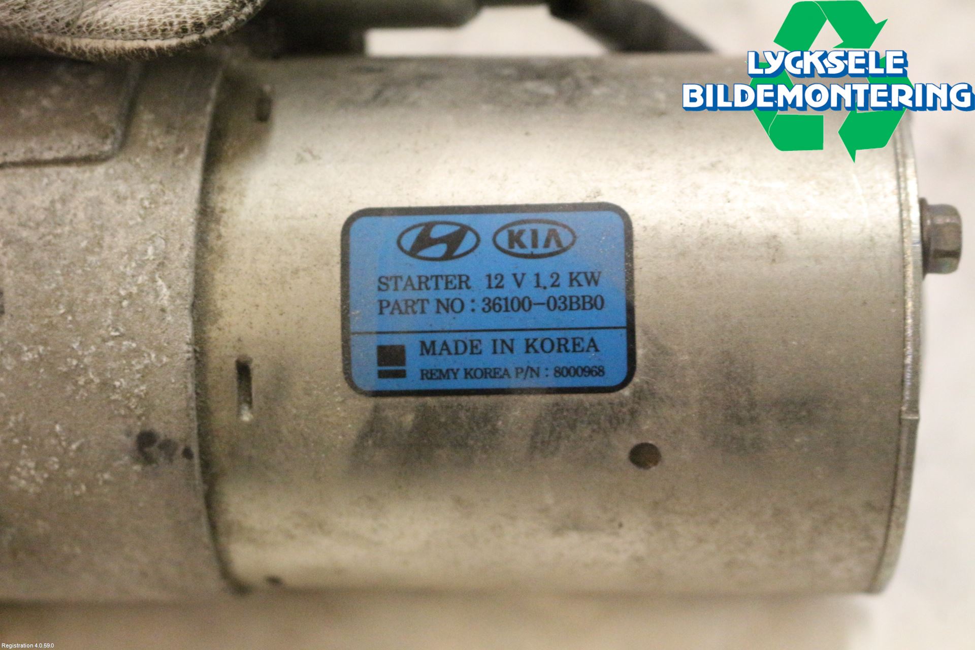 Kia RIO 12-16 Startmotor