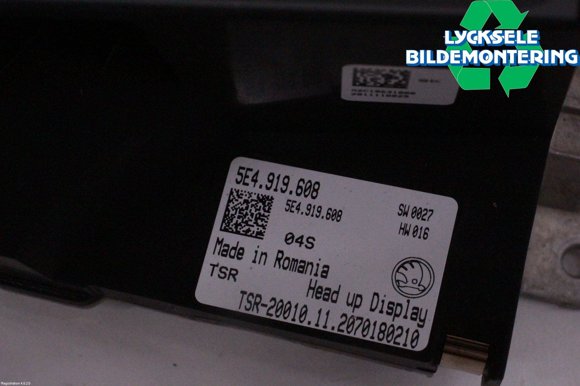 Skoda OCTAVIA (NX) 20- Bildskärm