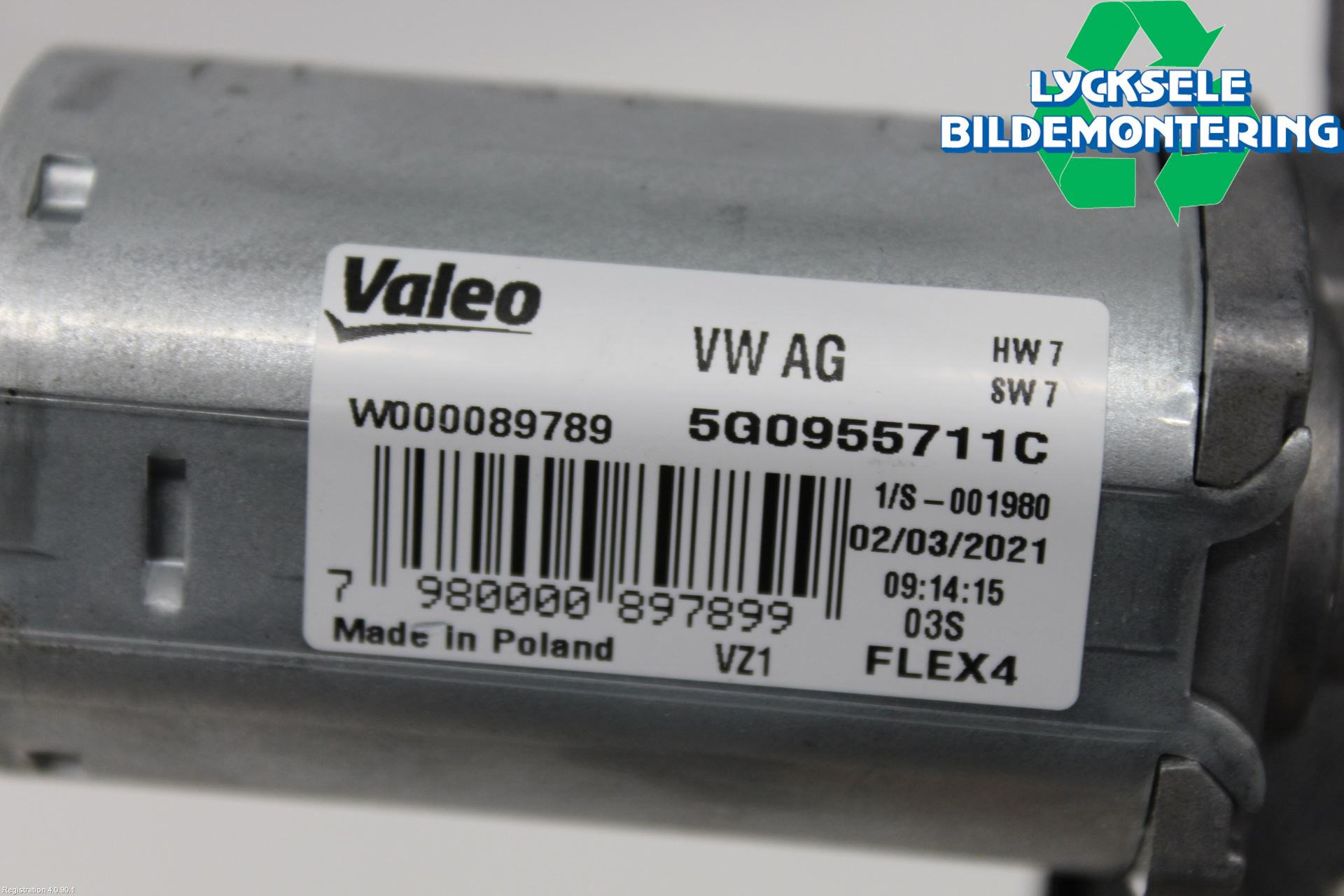 Volkswagen VW PASSAT 20-24 Torkarmotor Baklucka