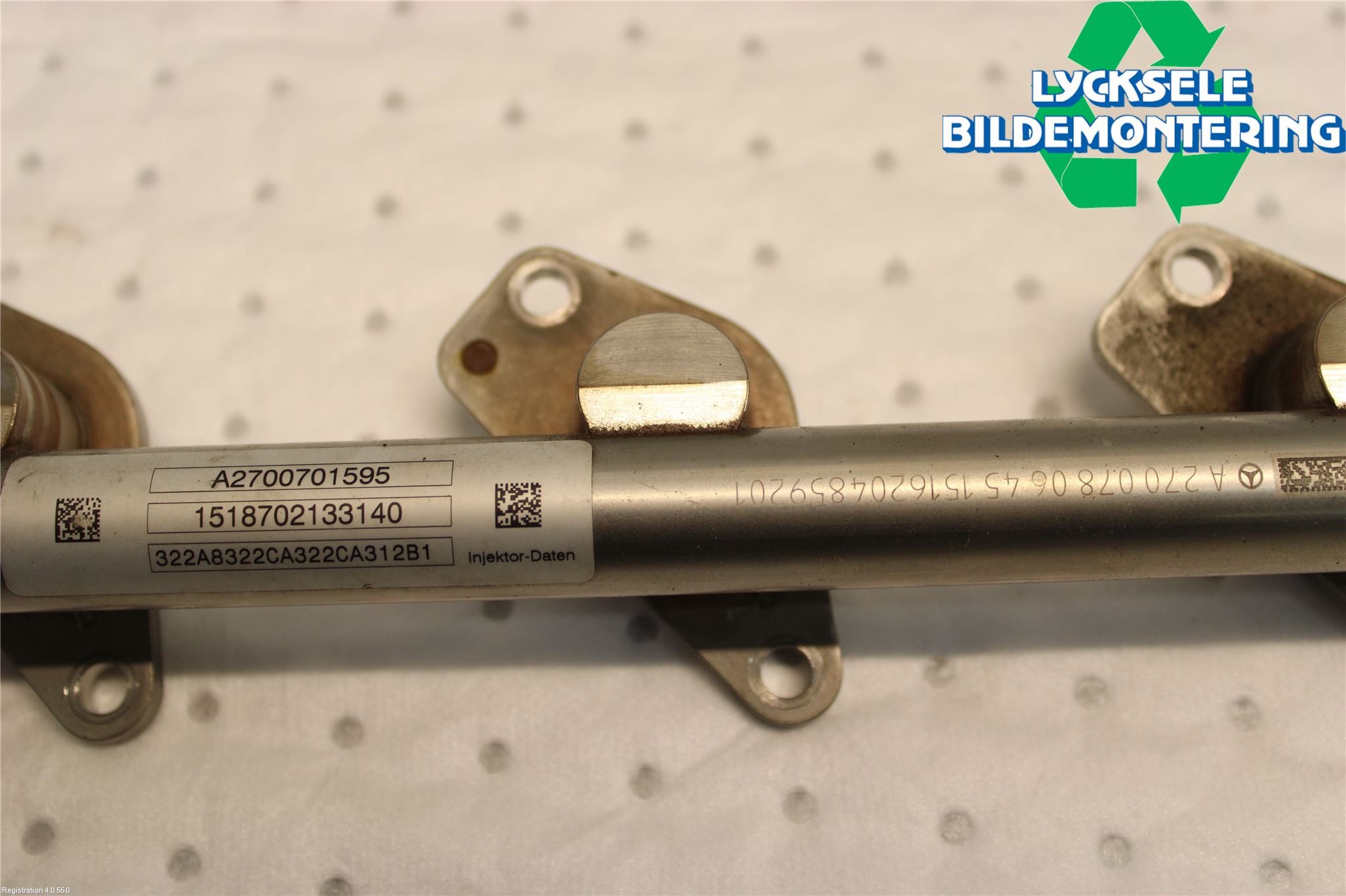 Mercedes-Benz MB CLA-KLASS (C117/X117) 13-19 Inj. Fuelrail