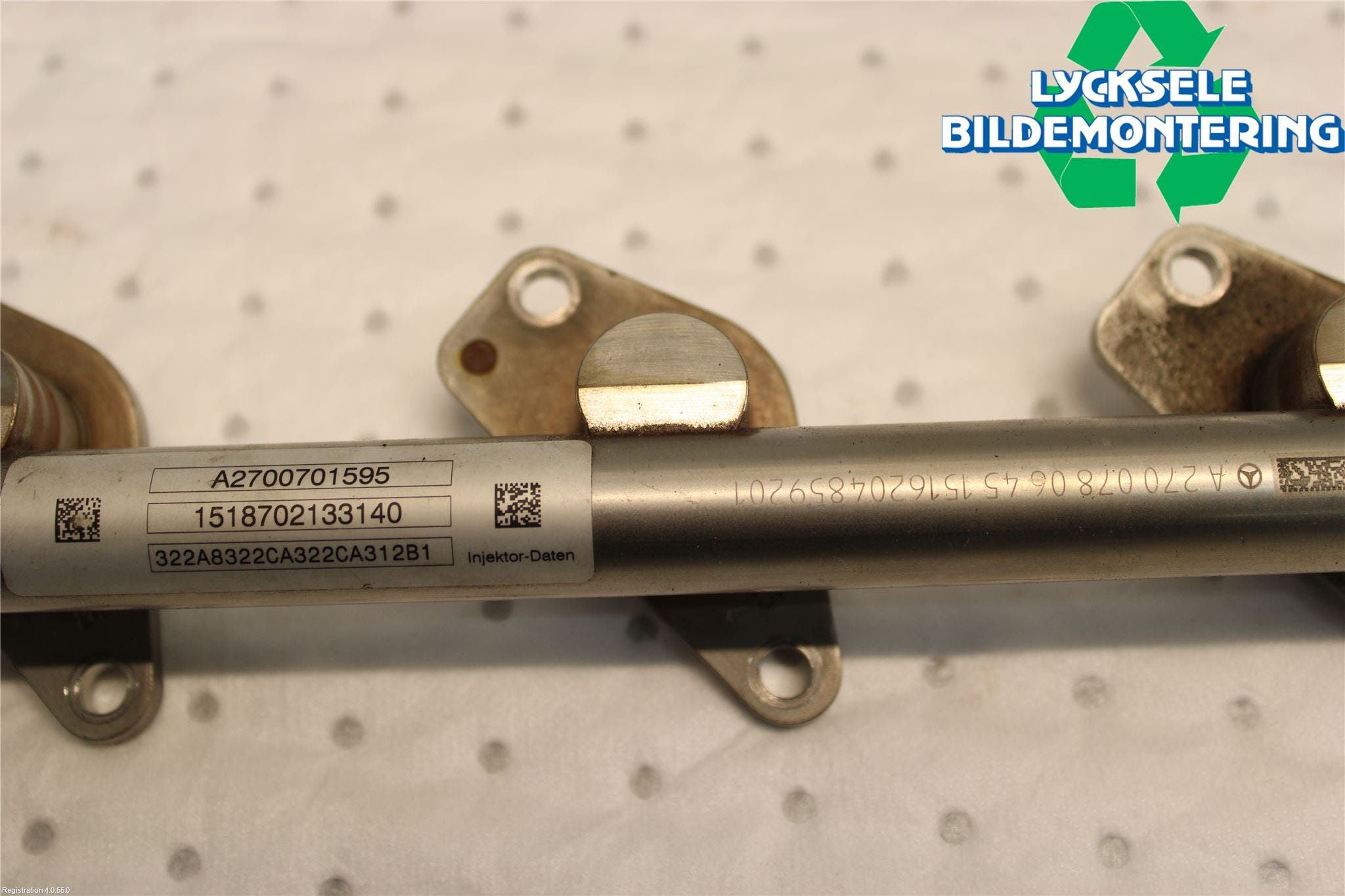 Mercedes-Benz MB CLA-KLASS (C117/X117) 13-19 Inj. Fuelrail