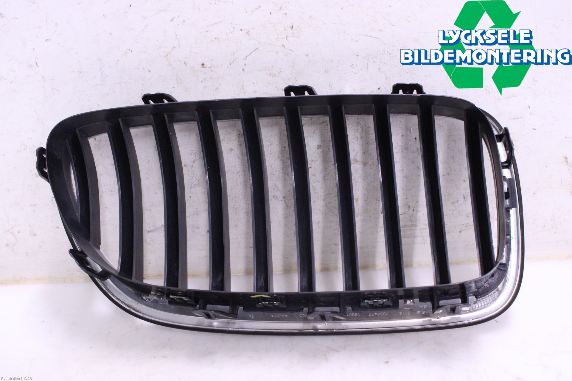 BMW 5 F10/F11/F18 09-17 Grilldel Vänster
