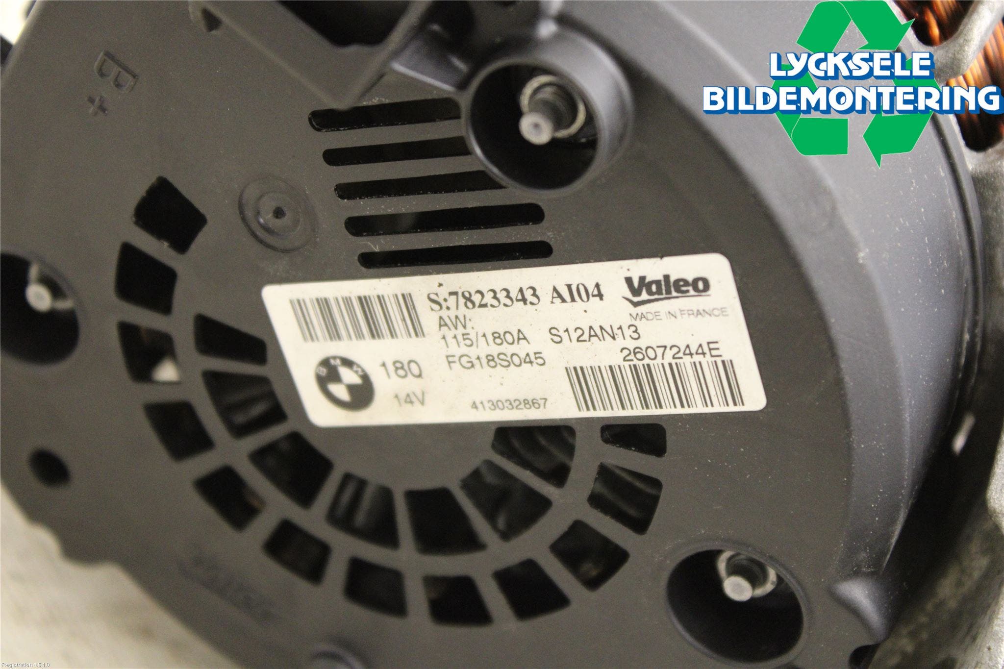 BMW 3 F30/F31/F80 12-19 Generator