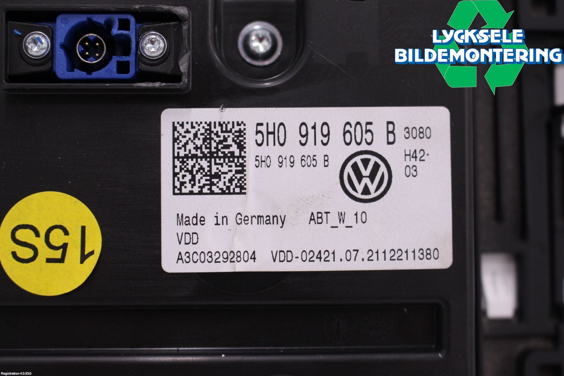 Volkswagen VW GOLF / E-GOLF VIII 20- Multifunktionsdisplay