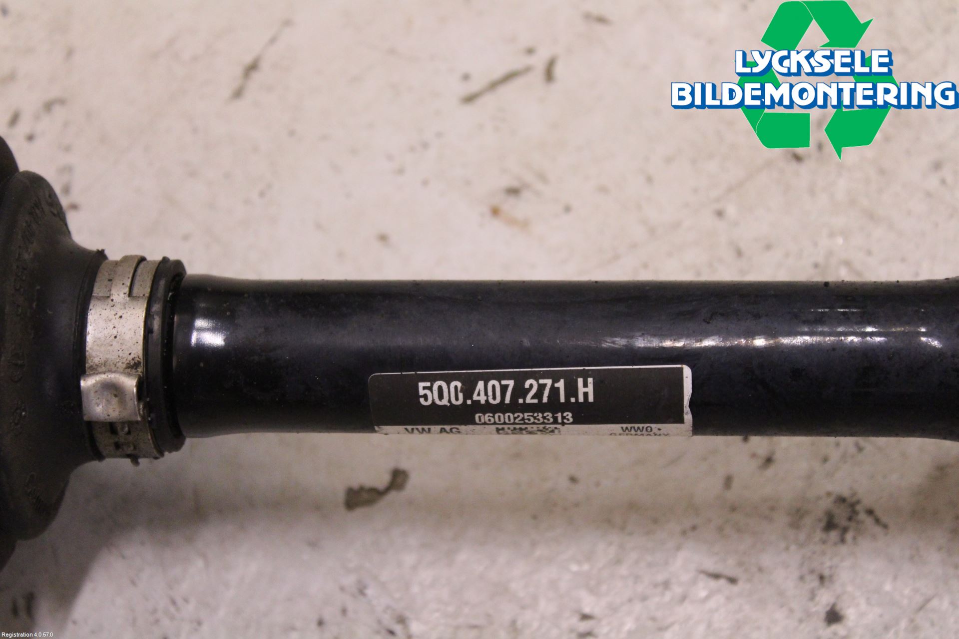 Skoda OCTAVIA (5E) 13-20 Drivaxel Fram Vänster