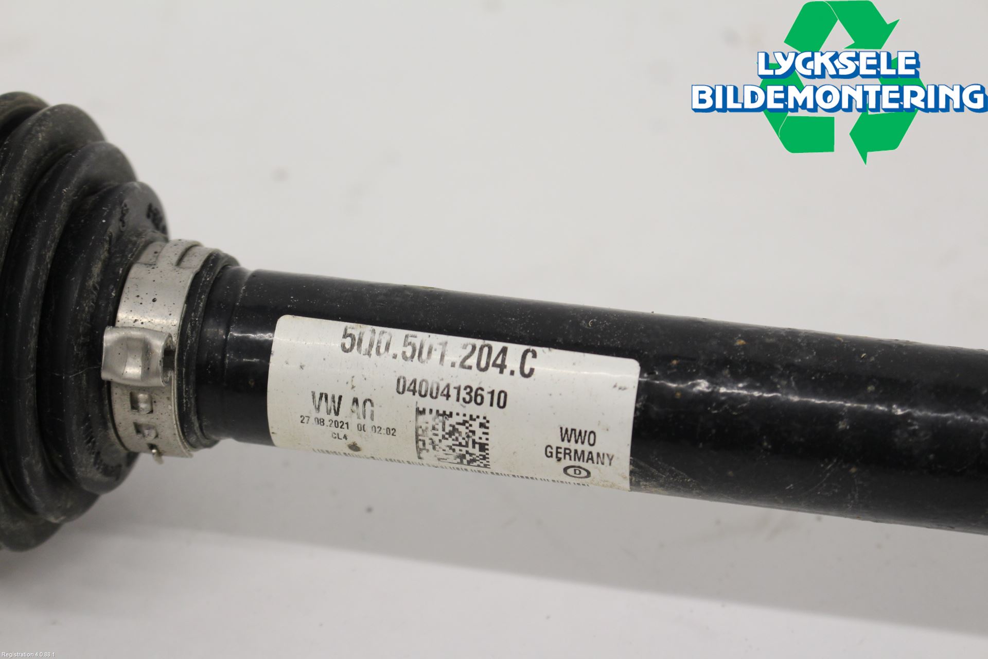 Volkswagen VW T-ROC 18- Drivaxel Bak Höger