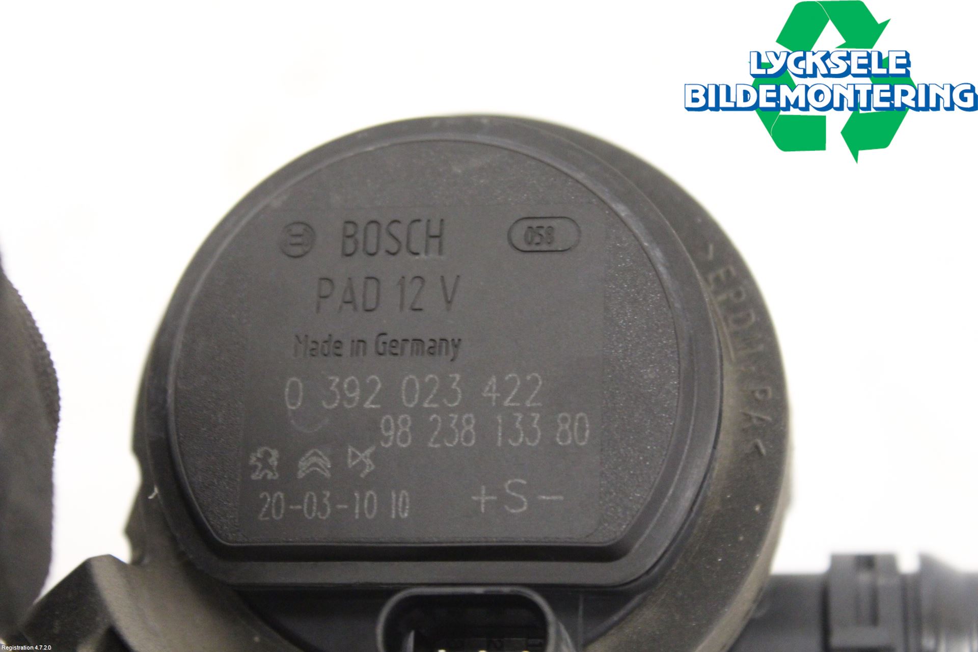 Peugeot 3008 17-24 Värme Cirkulationspump