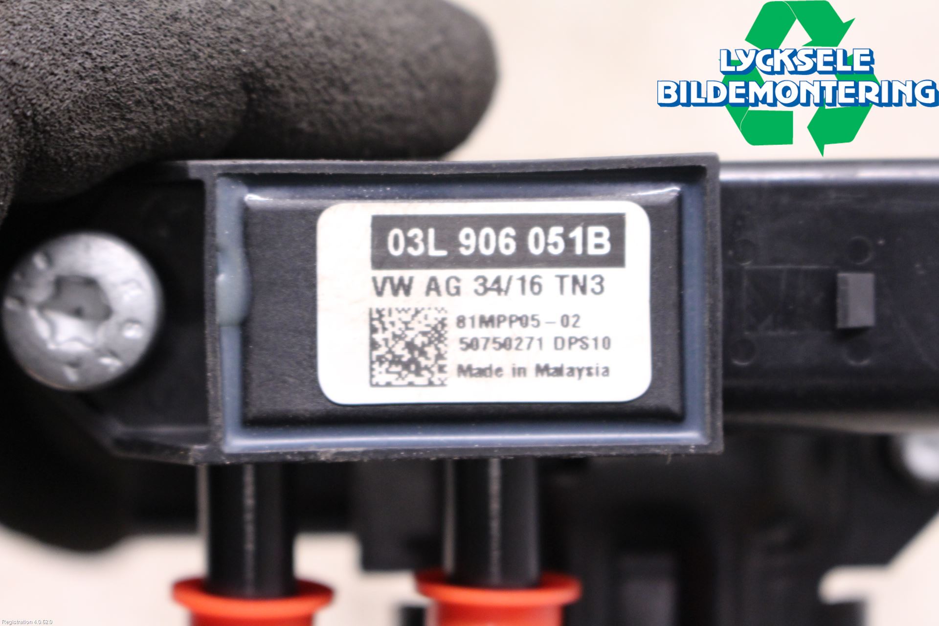 Audi A4/S4 B9 16-19 Givare Temp-Tryck Avgas