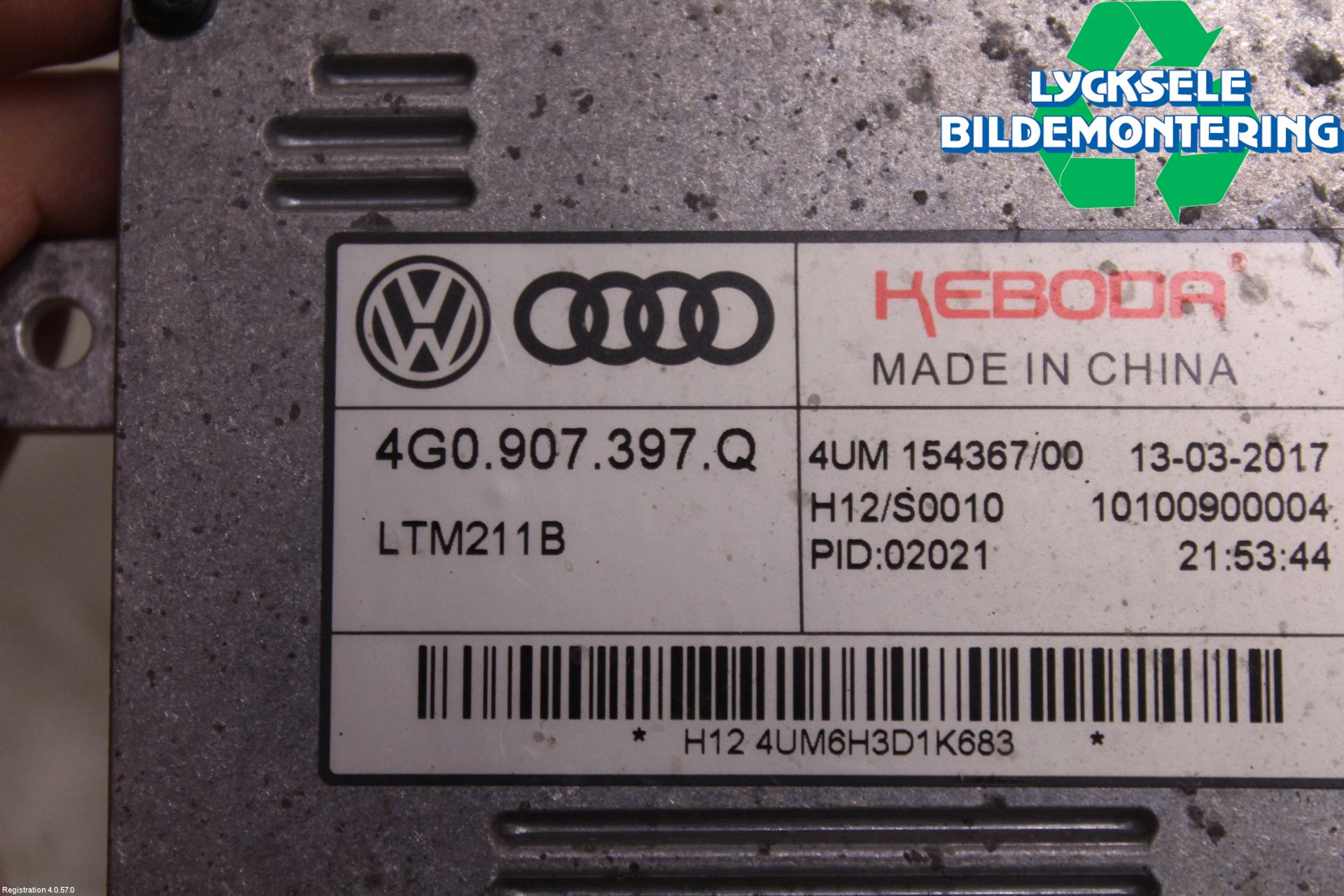 Skoda SUPERB 16-24 Styrenhet Strålkastare