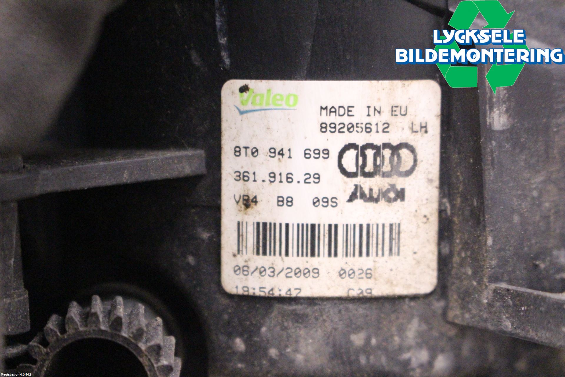 Audi A4/S4 08-11 Dimljus-Varselljus Fram