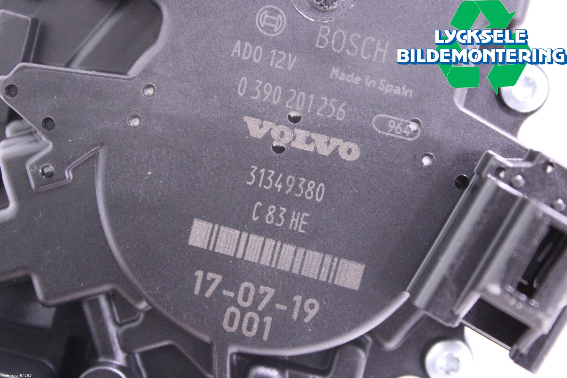 Volvo V90 17->> Torkarmotor Baklucka