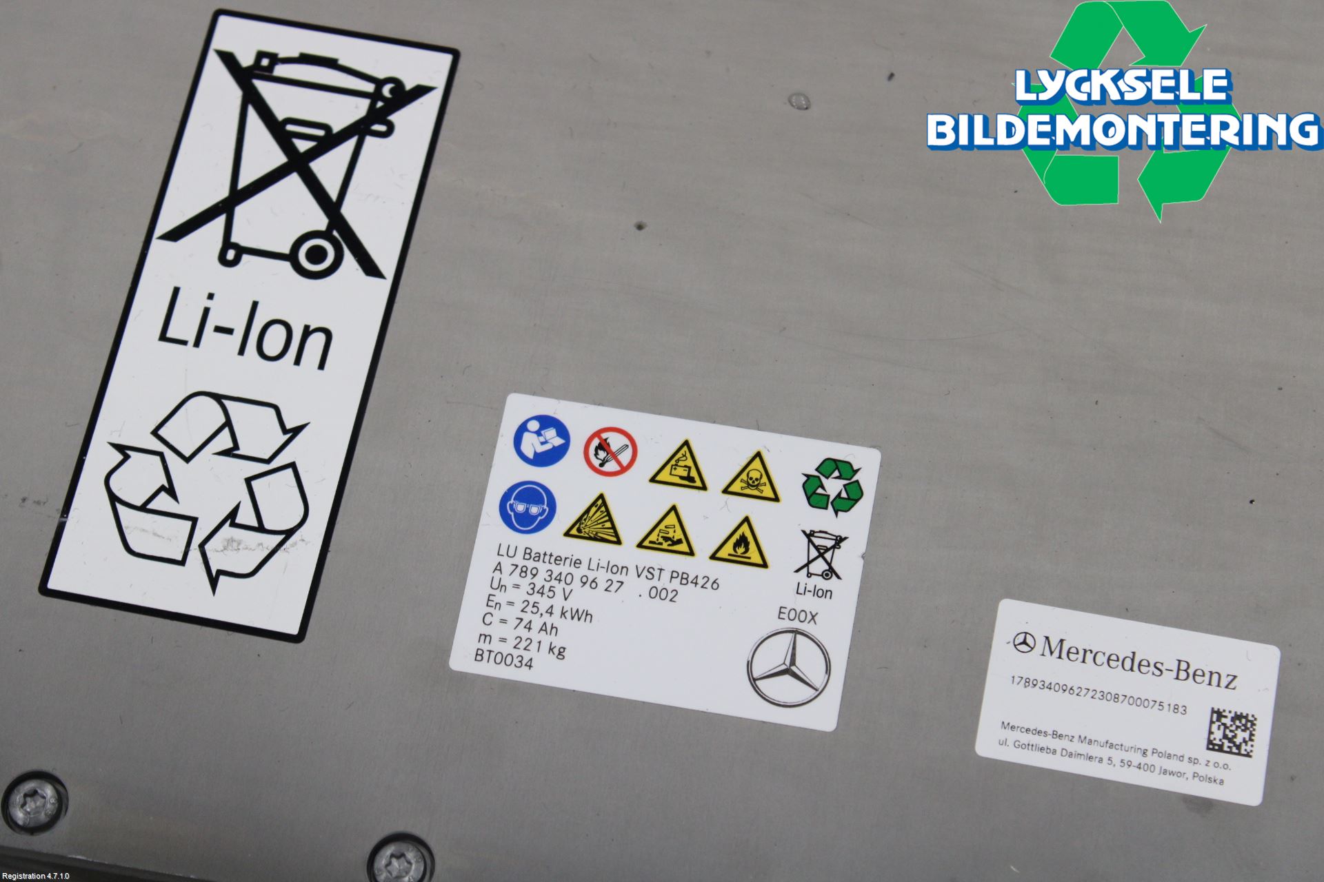 Mercedes-Benz MB C-KLASS (W206) 21- Batteri Högspänning