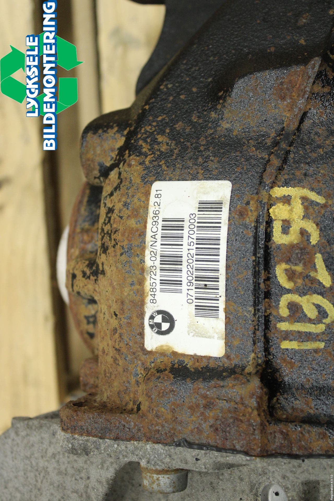 BMW 3 F30/F31/F80 12-19 Bakväxel-Diff