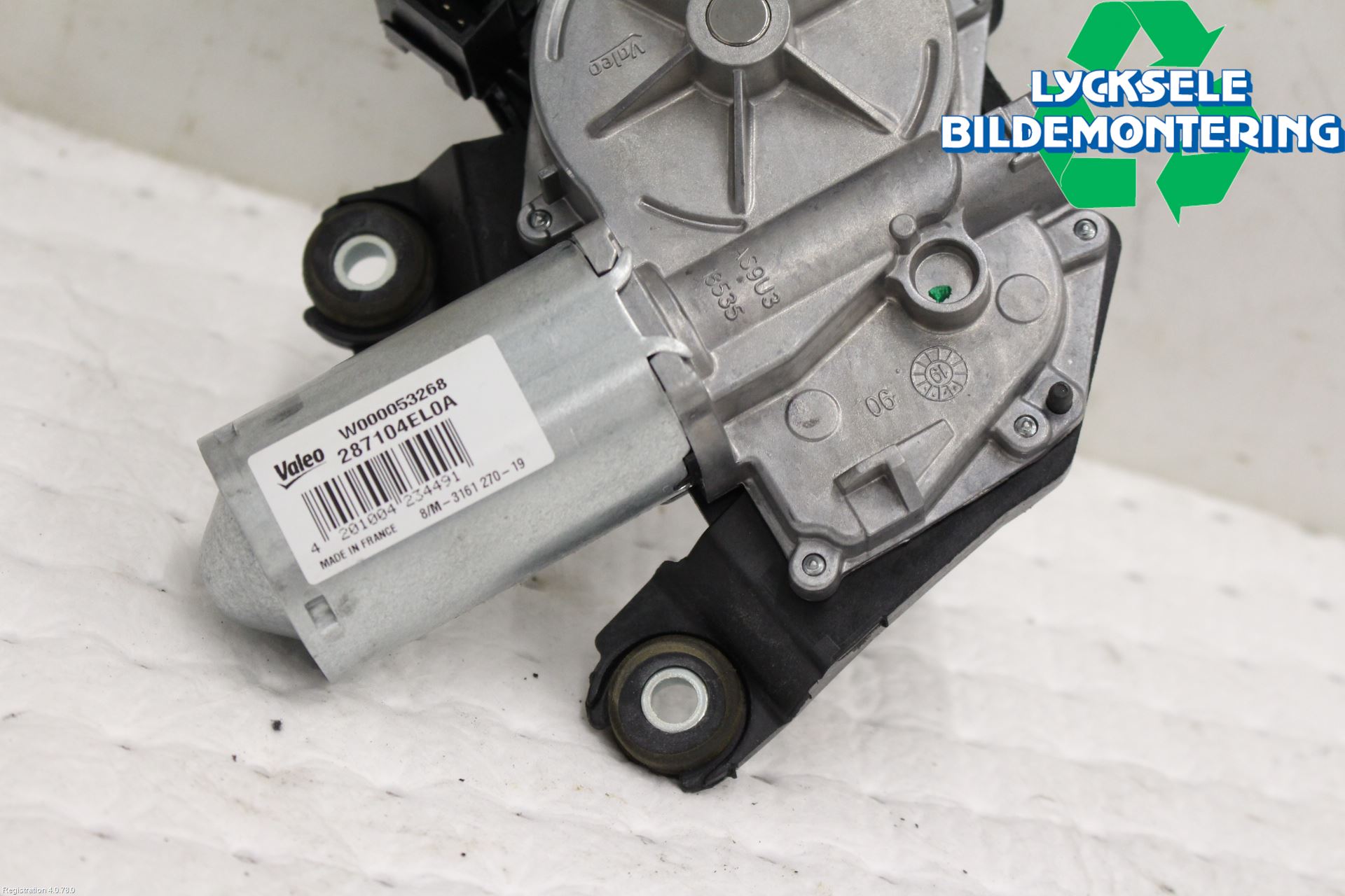 Nissan QASHQAI 17-21 Torkarmotor Baklucka