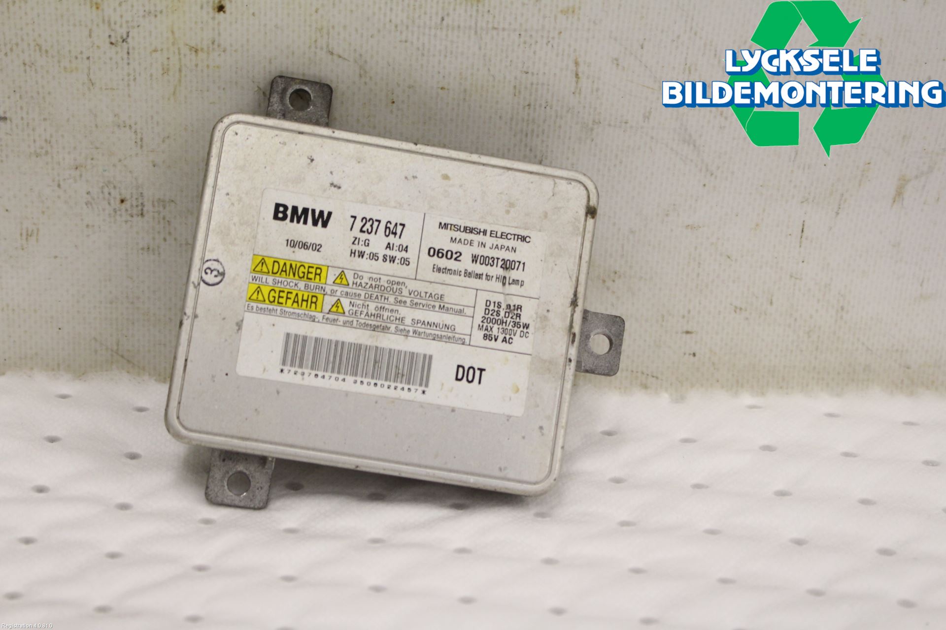 BMW 3 E90/91 SED/TOU 05-12 Styrenhet Strålkastare