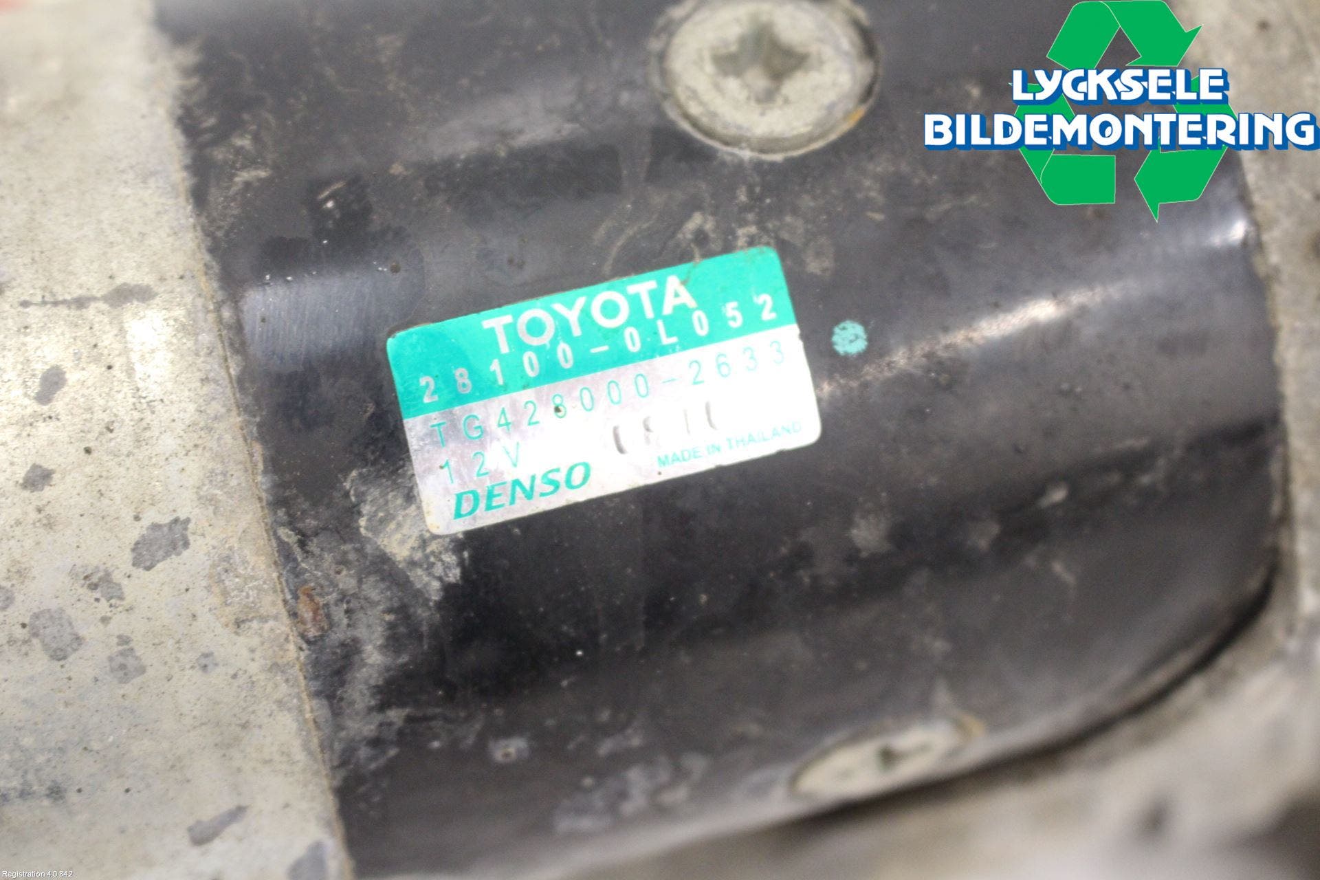 Toyota HILUX 16- Startmotor Diesel